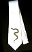 Party Decoration Necktie with asp, snake, vertebrate, orm, venomous, reptile, snok, adder, viper, serpent, animal