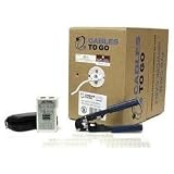 Cables To Go - 28428 - CAT5E Network Installation Kit with 500ft Cable and Connectors