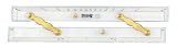 Weems & Plath Marine Navigation Parallel Ruler (Brass Arms, 15-Inch)