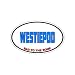 WESTIEPOO - Bad to the Bone - Dog Breed Euro - Window Bumper Sticker