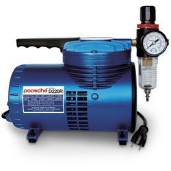 Paasche D220R 1/6 HP Air Compressor with Regulator
