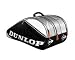 Sports : Dunlop AEROGEL 6er Racket Thermobag black/silver
