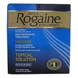 Mens Rogaine Extra Strength Hair Regrowth Treatment, Unscented - 2 Oz Ea, 3 Pack