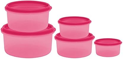Princeware SF Round Package Container Set, 5-Pieces