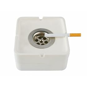Silly - SY100557 - Cendrier Evier - C�ramique - Blanc