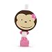 Pink Mod Monkey Blowouts (8) Party Supplies