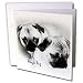   - Dogs Pug - Hug a Pug Puppies - Greeting Cards-12 Greeting Cards with envelopes