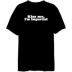 Kiss Me, I'm Impartial Adjektive Herren T-Shirt (Schwarz, Gr��en X-Small - XXX-Large)