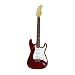 Austin Bazaar 39 Inch Transparent Red Electric Guitar with Carrying Bag and Accessories