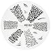 Design Wheel - Jungle Print Nail Master Stencil Shield