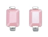 Kit Heath Sterling Silver 30A0Po Ladies Pink Stone Studs