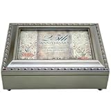 25th Anniversary Keepsake Music Box - Silver Wedding Anniversary Gift