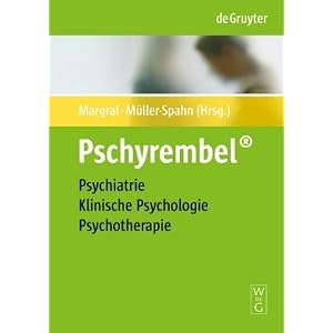 Pschyrembel® Psychiatrie, Klinische Psychologie, Psychotherapie