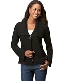 JM Collection Textured Wing-Collar Cardigan Sweater