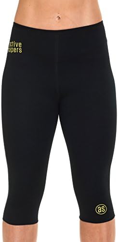 Active Shapers Womens Anti Cellulite Workout Capri Hot Pants (X-large)