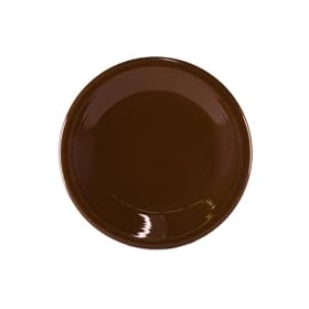 Fiesta 7-1 4-Inch Salad Plate, Chocolate by Fiestaware