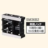 日動電工 配ボックス 台付型 [Bシリーズ] 2個用 SM36B2