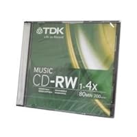 TDK CDRW80TWN 80-Minute Music CD-Rewritable
