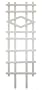 Lakeland Mills 6-Foot Deluxe Diamond Trellis, Whitewash