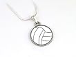 Volleyball Silver Necklace