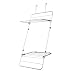 Minky Door or Wall Mounted Indoor Drying Rack, Silver