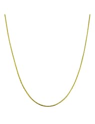 14 Karat Yellow Gold 0.5-mm Round Forzentina Necklace (16 Inch)