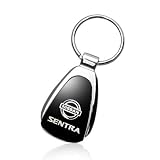 Nissan Sentra Black Tear Drop Key Chain