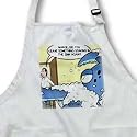 Giant Squid in the Sink - BLACK Full Length Apron With Pockets 22w X 30l