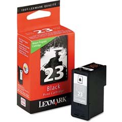 Lexmark #23 Black Ink Cartridge (18C1523)