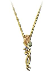Landstroms Black Hills Gold Rose Pendant with Diamond - PE771X