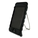 Apple iPod Touch MP3 Video 8gb 16gb Super Grip Silicone Skin Case Cover - Video Viewing Standd - Belt Clip - Screen Protector - 5 Color Options , BLACK (1st Generation ONLY)