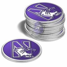 Northwestern Wildcats Golf Ball Marker Pack)