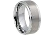 9mm Dual Finish Tungsten Carbide Men's Ring [407]