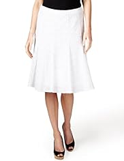 Per Una Pure Cotton Panelled Skirt