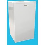 Haier HSA04WNCWW Compact 3-8/9-Cu-Ft Refrigerator/Freezer, White