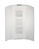 Eglo  83134A Grafik, Nickel/Frosted Opal, 1-Light Wall/Ceiling Light Fixture