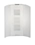 Eglo  83134A Grafik, Nickel/Frosted Opal, 1-Light Wall/Ceiling Light Fixture