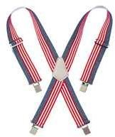 Custom LeatherCraft 110USA Heavy Duty USA Flag Elastic Suspender