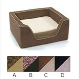 MED LUXURY SQUARE BLACK/HERRINGBONE