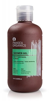 Pangea Organics Shower Gel, Egyptian Basil & Mint, 8.5-Ounce Bottle
