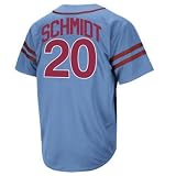 Mike Schmidt Philadelphia Phillies Majestic Cooperstown Heater Jersey - L