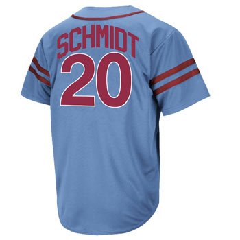 Mike Schmidt Philadelphia Phillies Majestic Cooperstown Heater Jersey - M