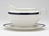 Noritake 7997416 Meridian - Stardust Gravy Boat with Tray 18-oz.