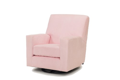 Harmony Kids Devon Ottoman, Pink Micro