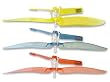 Red, Yellow, & Blue Replacement Main Rotors for Mini Infrared RC Helicopters (1 of each, 3 total)