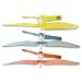 Red, Yellow, & Blue Replacement Main Rotors for Mini Infrared RC Helicopters (1 of each, 3 total)