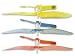 Red, Yellow, & Blue Replacement Main Rotors for Mini Infrared RC Helicopters (1 of each, 3 total)