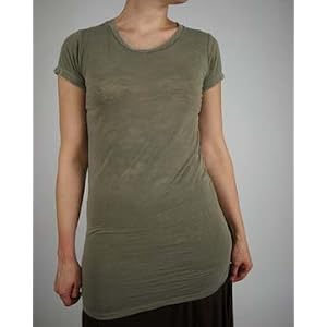 Buy Alternative Ladies Short Sleeve Burnout Tunic