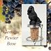 Poodle Dog Wine Bottle Stopper - Black