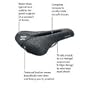 Terry Women's Butterfly Titanium Saddle White